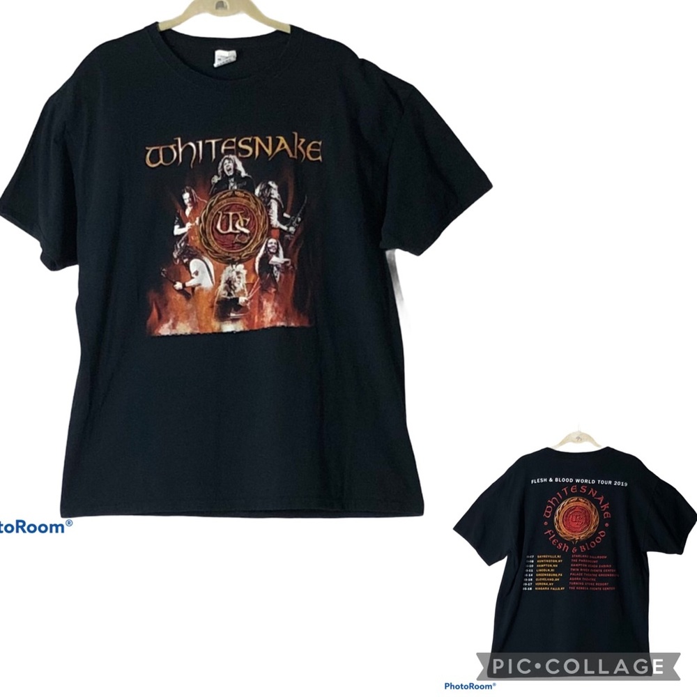 Men’s Whitesnake Flesh & Blood World Tour 2019, XL